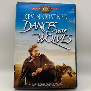 Dances with Wolves Kevin Costner DVD Movie Award Winner Best Picture 1990